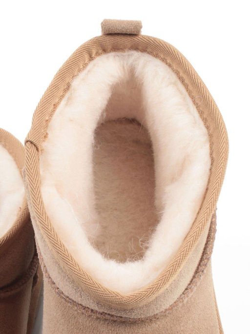 PF8300-3 BEIGE Угги женские (натуральная замша, 100% шерсть)