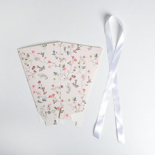 Переноска для цветов на лентах Flowers, 17 х 25 х 9 см - Дарите счастье фото 3