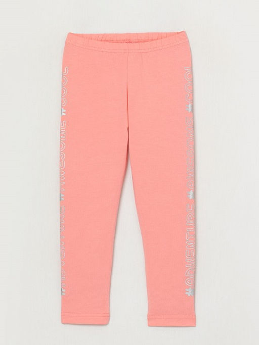 CRB wear/CWKG 70078-28-282 Брюки модель леггинсы для девочки, коралловый/Ex.Cherubino  фото 4