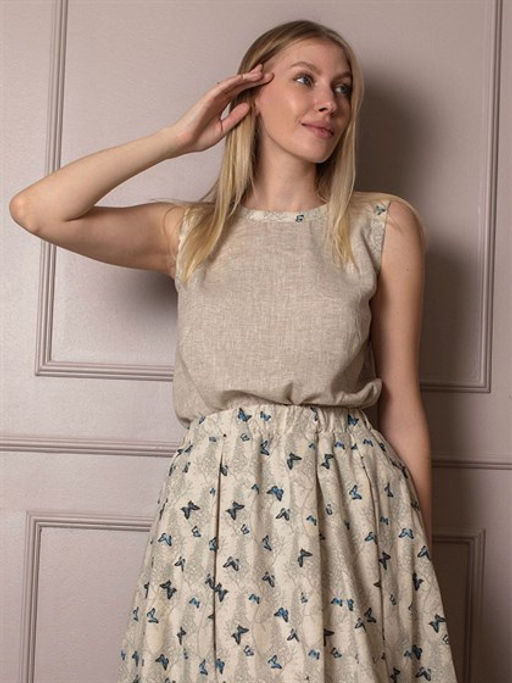 Льняная майка - Волтри фото 4