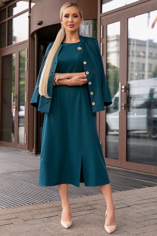 Платье Астра (изумруд) П3978 - Lt collection фото 2