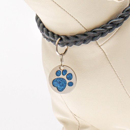 Цена за 6 шт. Адресник под гравировку Блестящая лапка, 2,2 см, фасовка по 6 шт, микс цветов - Пижон фото 4