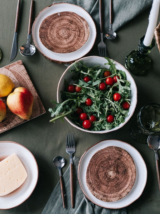 Тарелка глубокая Magistro Wood, 700 мл, d=18.2 см, фарфор, коричневая фото 8