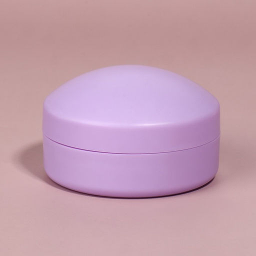 Расчёска массажная, круглая, складная, с зеркалом, d=7.5 см, в коробке, сиреневая