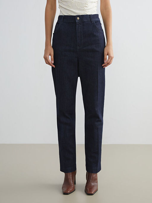 Straight Fit Kad?n Jean Pantolon