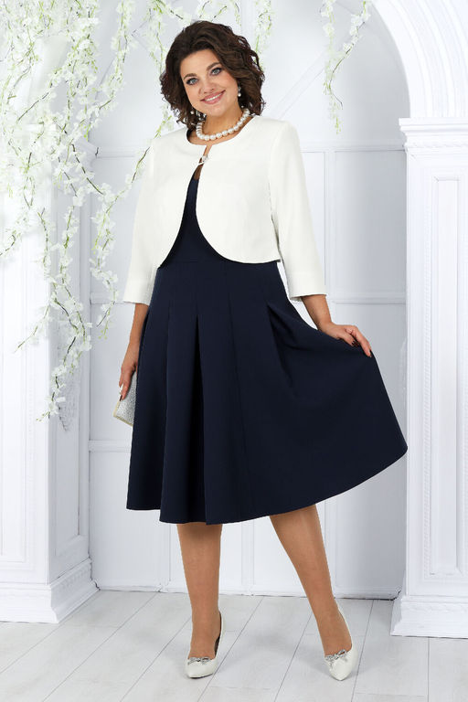 Платье Ninele 7431-Р темно-синий - Mira fashion фото 1233