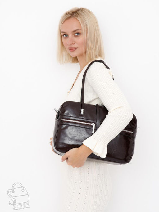 Сумка женская  51166SL coffee Velina Fabbaino-Safenta в Новосибирске