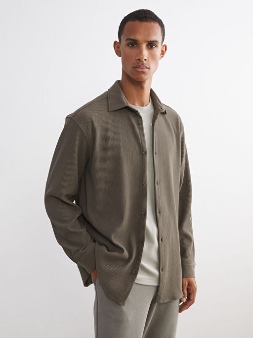 Rahat Kal?p Uzun Kollu Erkek G?mlek