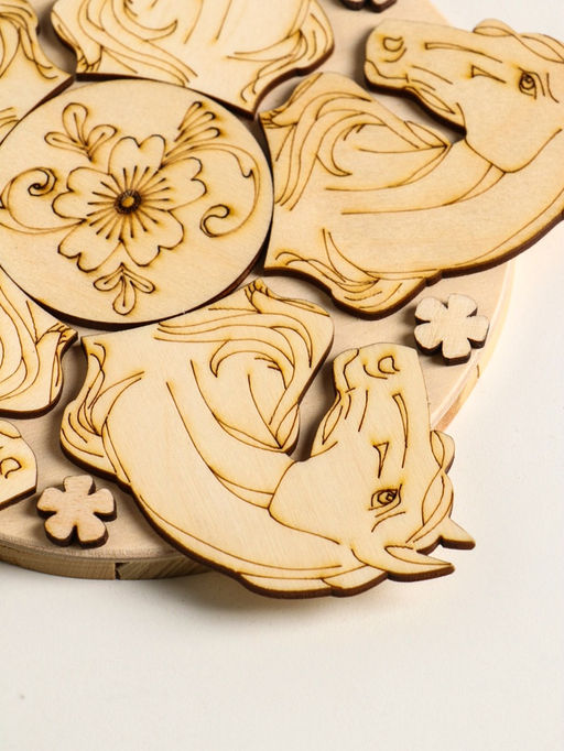 Подставка под горячее Лошадь Красотка, 20 см, можжевельник - Simaland фото 3