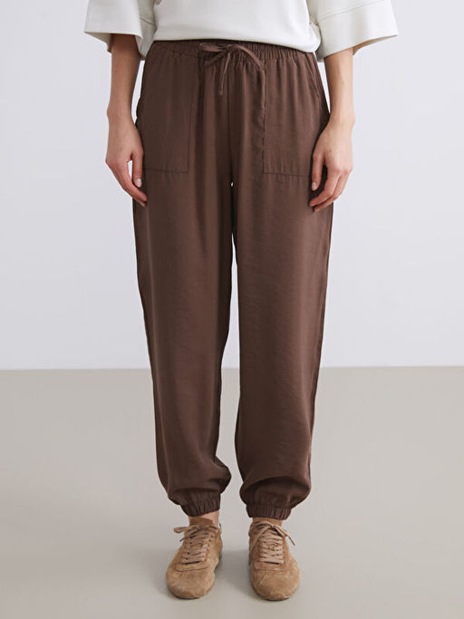 Beli Lastikli Kad?n Jogger Pantolon
