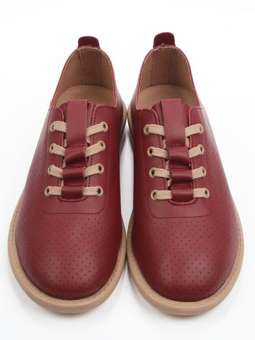 03-YH513-2 VINOUS Полуботинки летние женские (натуральная кожа) - Фабричный китай фото 7