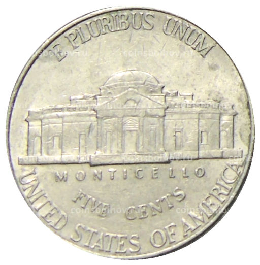 5 центов 1999 года D США