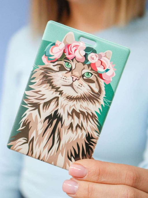 Держатель для карт Beautiful cat (6,5 х 10,4 см)
