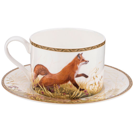 Чайная пара Lefard Охота 320 мл фарфор  фото 3