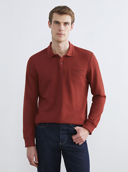 Polo Yaka Erkek Dokulu Ti??rt