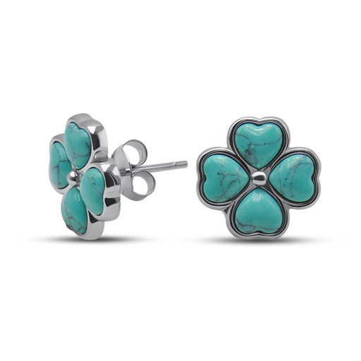 Серьги с бирюзой пр.