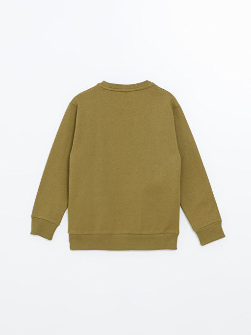 Bisiklet Yaka Erkek ?ocuk Sweatshirt