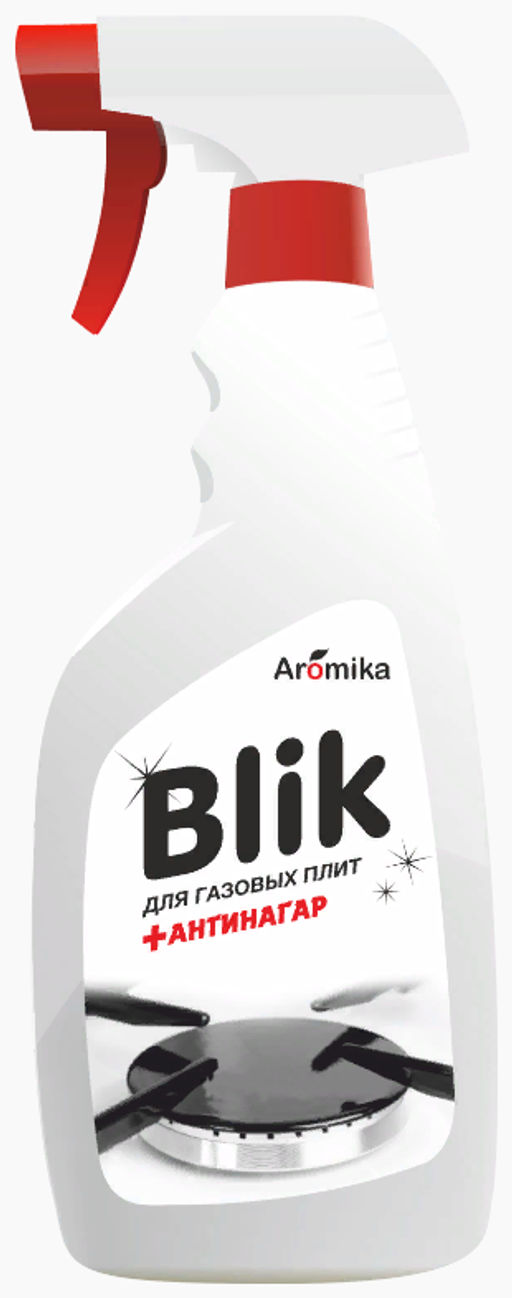 АРОМИКА "BLIK" Чист. для Газовых плит и Микроволн.+ Антижир (триггер-500мл).15