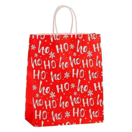 Цена за 12 шт. Пакет подарочный 27х22х11 / NG27 /уп 12/960/Новый год - Галеонтрейд фото 2