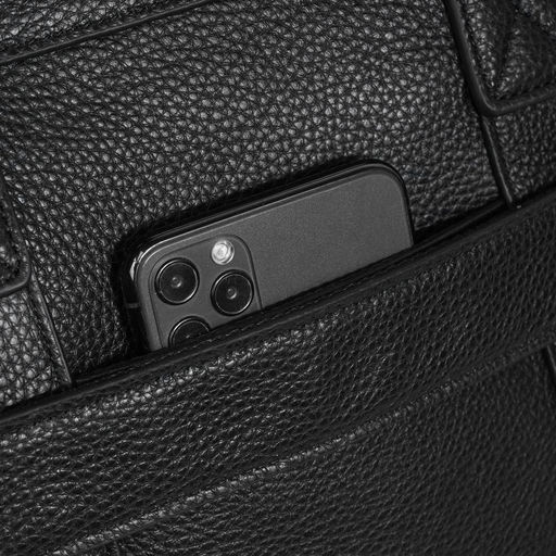 Сумка мужская, кожа, MIRONPAN 99041 Черный