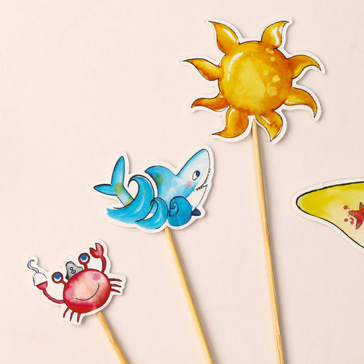 Набор для украшения Пиратская вечеринка, набор 6 шт. - Страна карнавалия фото 3