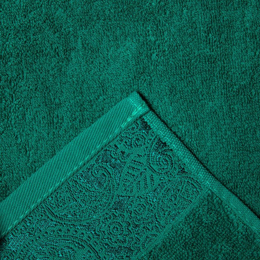 Полотенце махровое Бодринг 30х60см, изумруд, хлопок 100%, 430гр/м2 - Текстиль центр фото 3