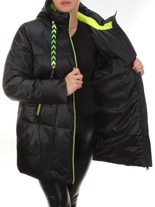 M2010 BLACK Пальто зимнее женское MARIA (200 гр. холлофайбер)