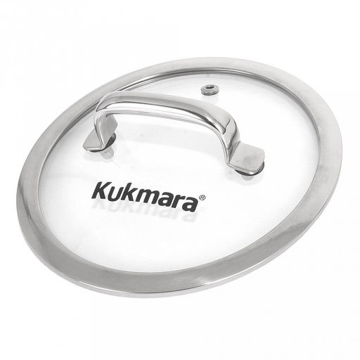 Ковш из нержавеющей стали "Leon" 1,8л, д16см, h15,6см, дно д15см, s0,8мм, стеклянная крышка, плоское, утолщенное дно, ТРС (теплораспределительный слой), нержавейка AISI 304 (18/10) (Россия) Подходит для всех видов плит, включая индукционную.