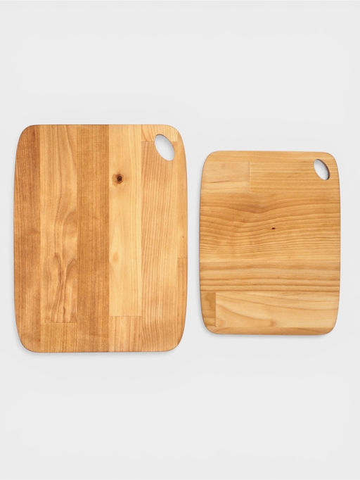 Набор разделочных досок, 2 шт., 27.5×21 см,22.2×17 см, дерево берёза, пропитаны минеральным маслом