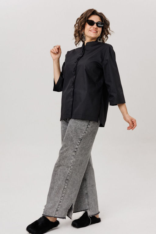 Блуза ANELLI 1669-Р ночные бабочки  фото 8