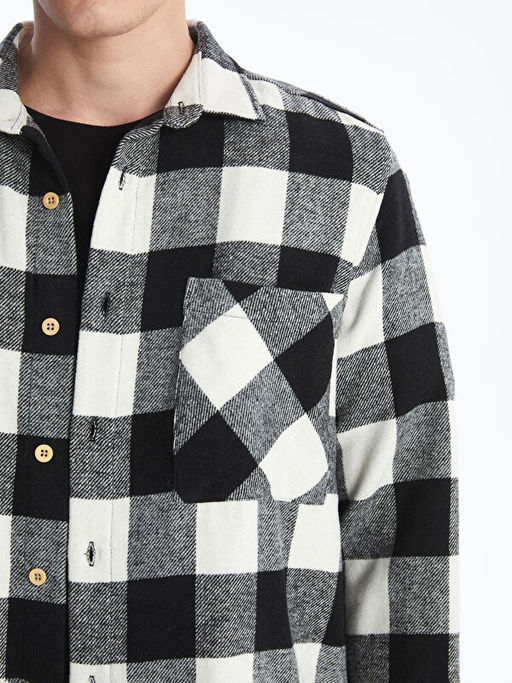 Rahat Kal?p Uzun Kollu Ekose Erkek Oduncu G?mlek