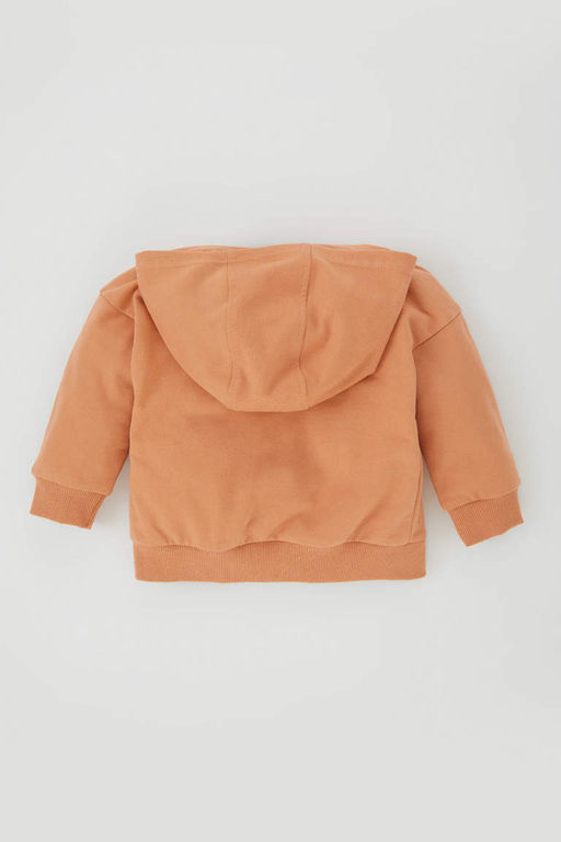 Кардиган с капюшоном для маленьких девочек - Defacto фото 5