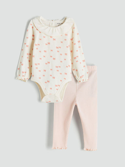 Bisiklet Yaka K?z Bebek ??t??tl? Body ve Tayt