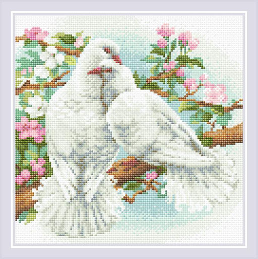 АМ0058 Белые голуби