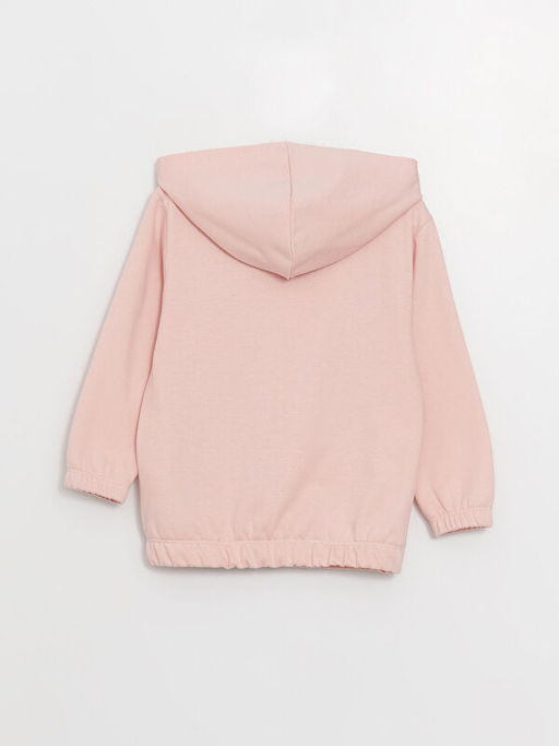 Kap??onlu Uzun Kollu Basic K?z Bebek Fermuarl? Sweatshirt - Waikiki фото 3
