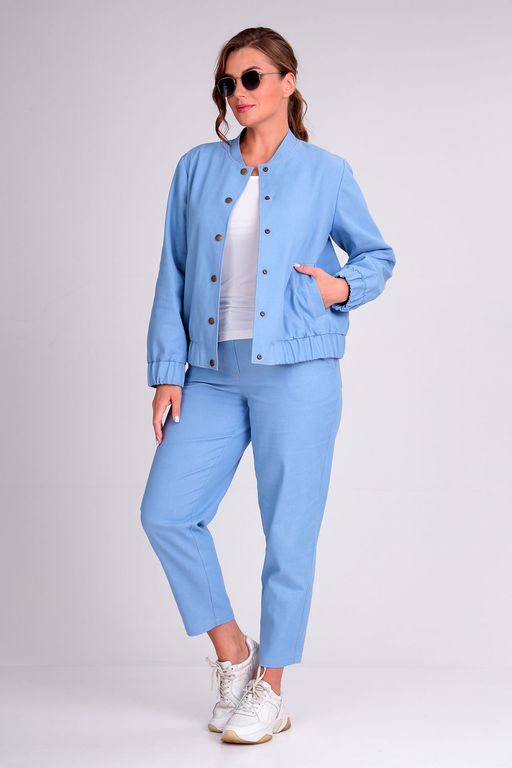 Костюм Liona Style 848 голубой  фото 3