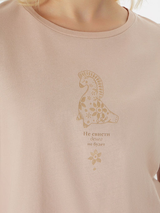 Комплект домашний женский бежевый - Mark formelle фото 4