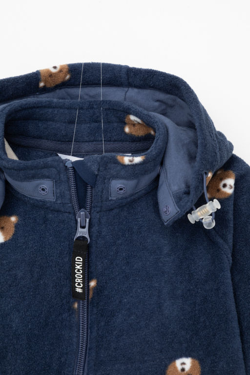 Комбинезон Crockid ФЛ 60008/н/2 ГР флис синий  фото 6