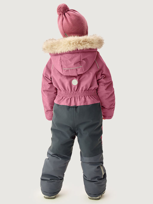 Комбинезон 8з0826 ягодный мусс/серый