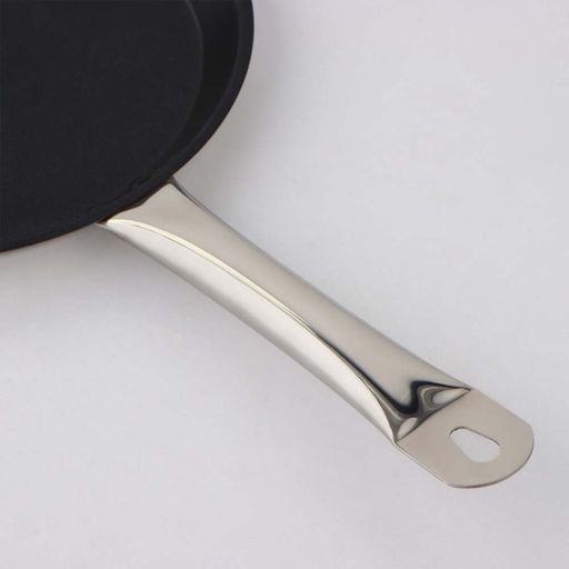 Сковорода- блинница 24см. а/п (ОБЩЕПИТ) корп. 0,6мм., индукц. дно ТРС 3,5мм,арт. КТ-ОБ-СБА-24 - Полимербыт фото 2