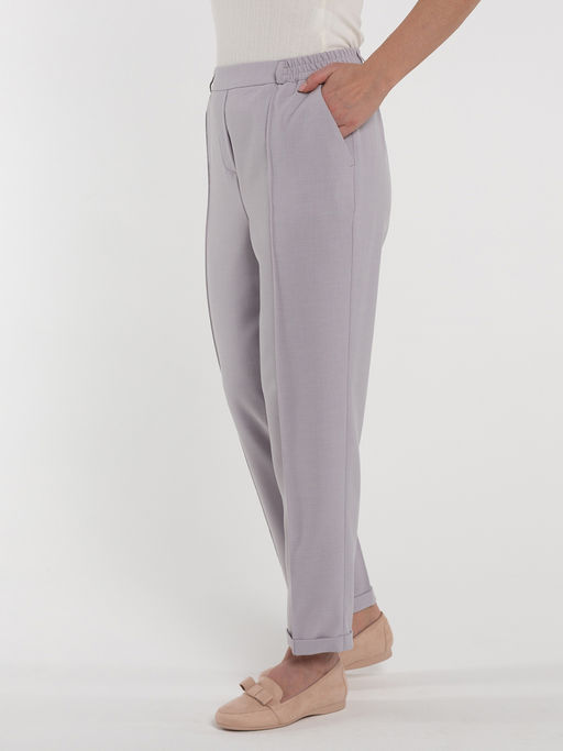 Брюки из легкой костюмной ткани (вишер, турецкий лен), со стрелками