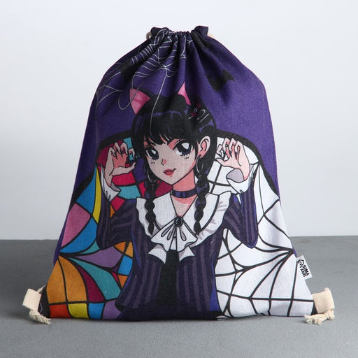 Сумка для обуви Девочка с косичками, хлопковкая - Artfox фото 3