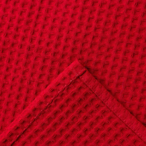 Полотенце вафельное Этель 70х140 см, цвет бордо, плотность 240 г/м2  фото 4