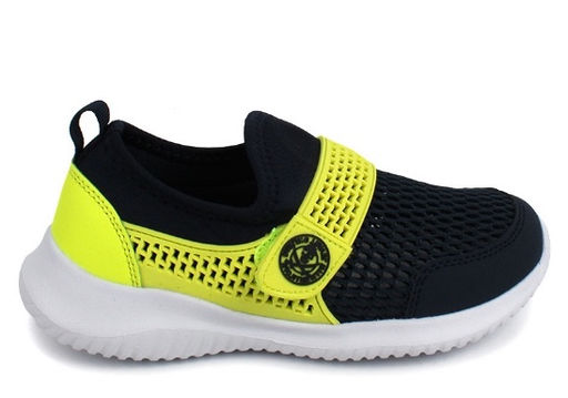 AL 6118 Полуботинки типа кроссовые детские, синий/желтый - Antilopa фото 2