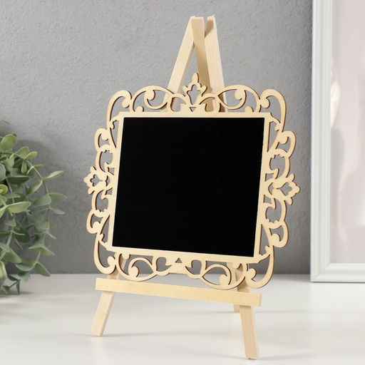 Фигурка настольная «Меловая доска на мольберте: Ажур», 1.8×20×28 см