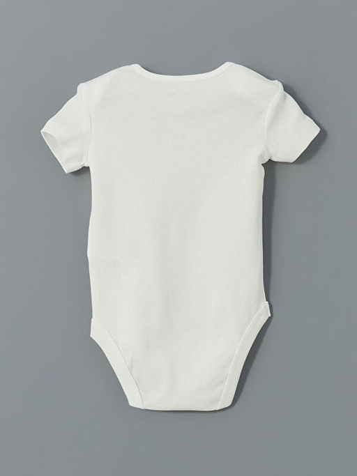 Bisiklet Yaka K?sa Kollu Erkek Bebek ??t??tl? Body