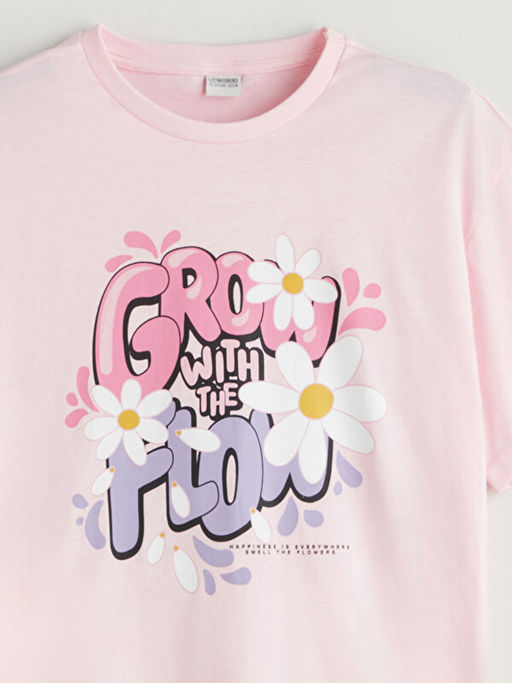 Bisiklet Yaka K?z ?ocuk Ti??rt