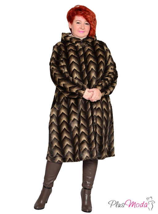 Шубка Модель №1776 размеры 44-84 - Plusmoda фото 5