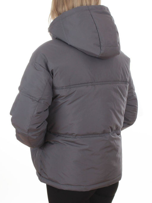 S24-292 GRAY Куртка зимняя женская (150 гр. холлофайбер)