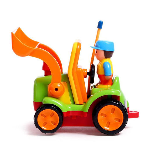 Трактор радиоуправляемый Забавная стройка, работает от батареек, МИКС - Simaland фото 2